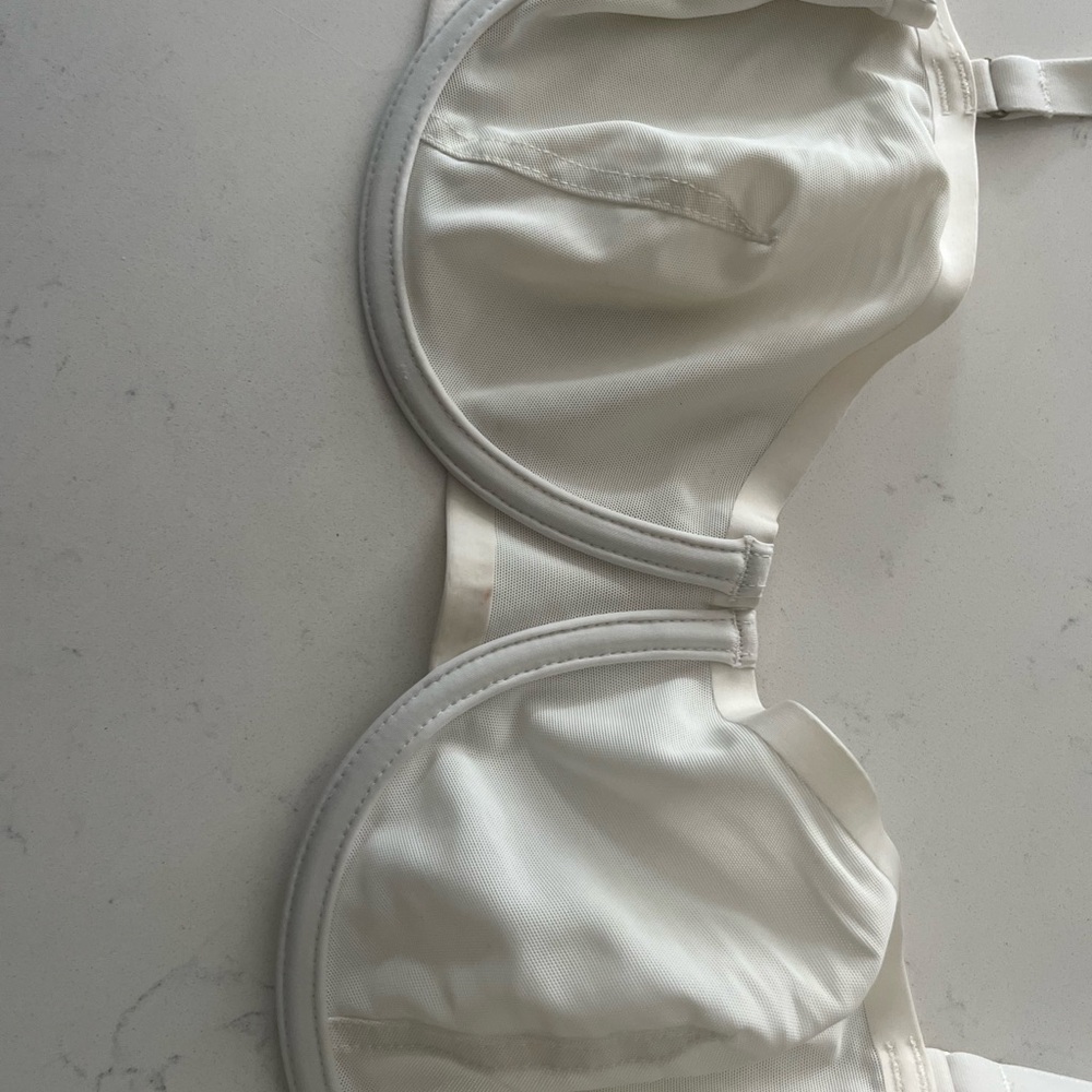 CUUP White Sheer Underwire Bra 34D